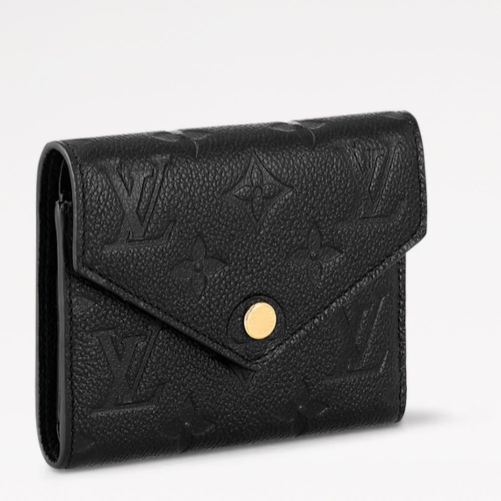 Louis Vuitton Black Leather Wallet